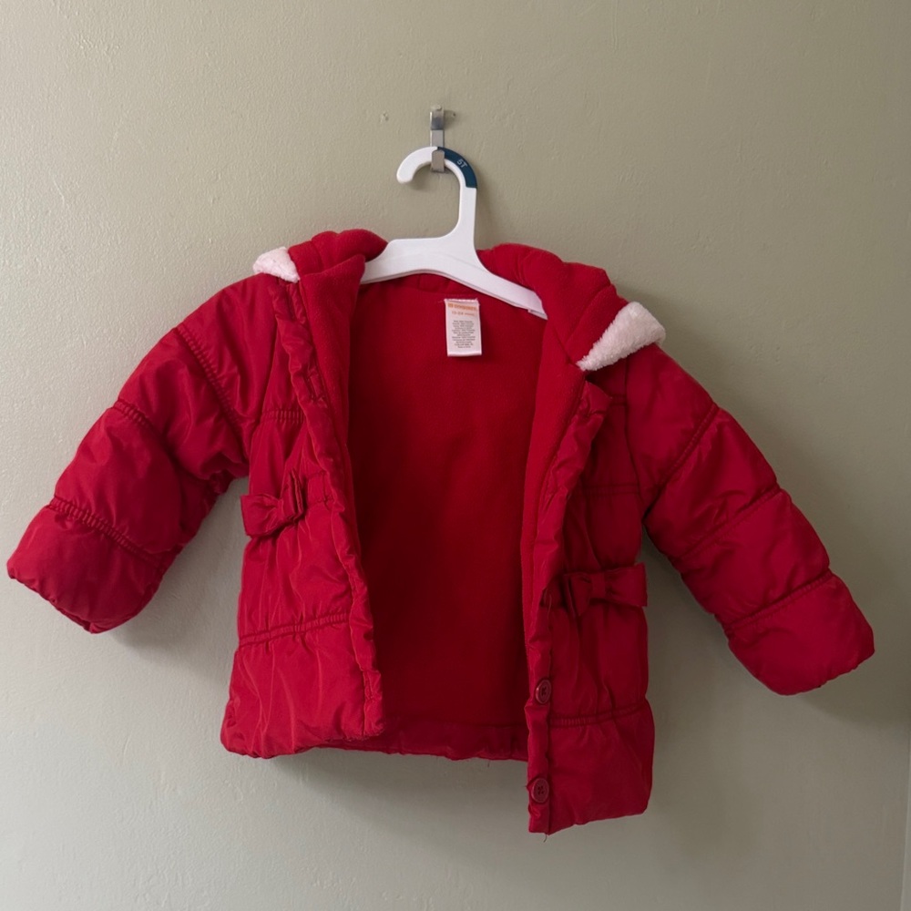 Gymboree Bright Red Puffer Jacket